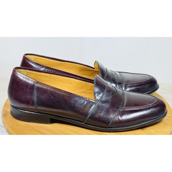 Magnanni Shoes Mens 11N Penny Loafers Brown Leather Slip On Dress Formal main image 7